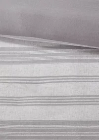Cole Stripe Print Ultra Soft Cotton Blend Jersey Knit Duvet Cover Set