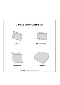 100% Cotton Brooklyn Ultra Soft Jacquard Comforter Set