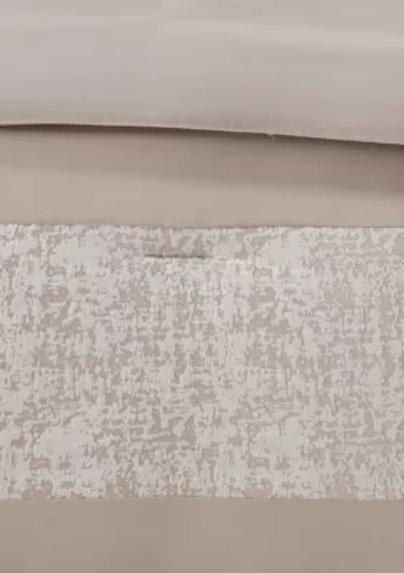 Ava 7 Piece Chenille Jacquard Comforter Set