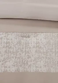 Ava 7 Piece Chenille Jacquard Comforter Set