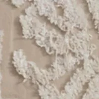 Viola 3 Piece Tufted Cotton Chenille Damask Comforter Set