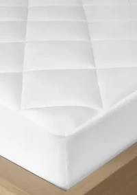 Quiet Nights Cotton Sateen Waterproof Diamond Quilting Down Alternative Mattress Pad