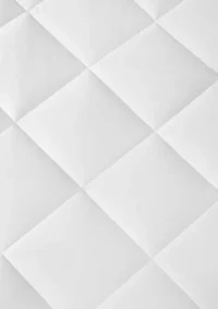 Quiet Nights Cotton Sateen Waterproof Diamond Quilting Down Alternative Mattress Pad