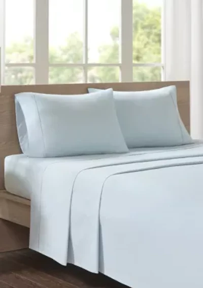 200 Thread Count Relaxed Cotton Percale Sheet Set