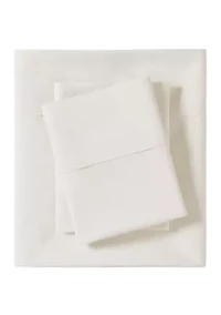 200 Thread Count Relaxed Cotton Percale Sheet Set