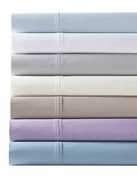 200 Thread Count Relaxed Cotton Percale Sheet Set