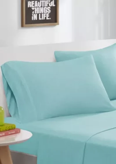 Cotton Blend Jersey Knit Sheet Set
