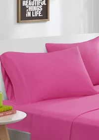 Cotton Blend Jersey Knit Sheet Set