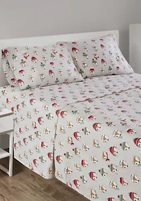 Cozy Soft Cotton Novelty Print Flannel Sheet Set