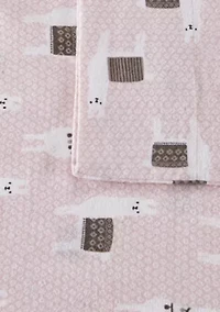 Cozy Soft Cotton Novelty Print Flannel Sheet Set