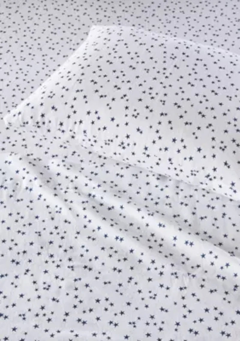 Cozy Soft Cotton Novelty Print Flannel Sheet Set