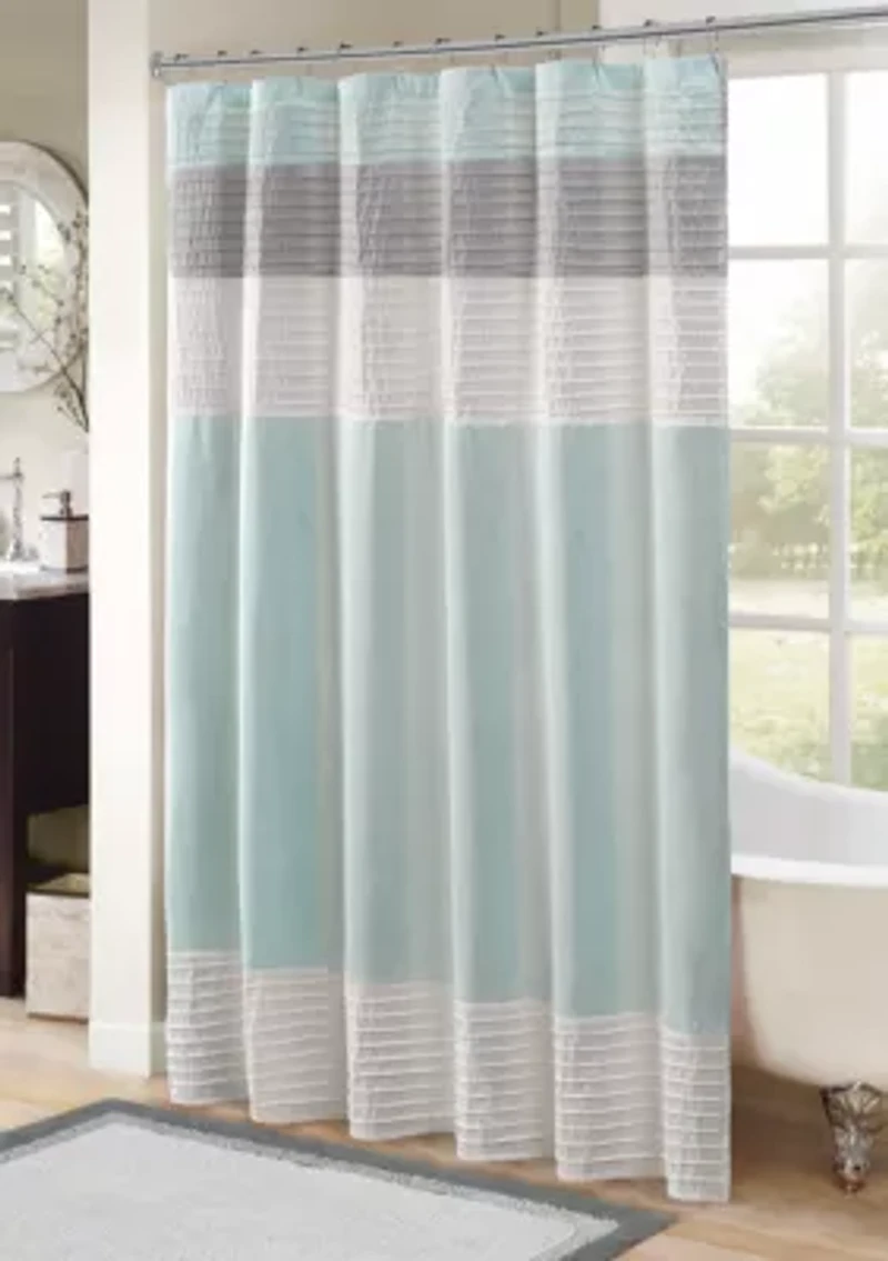 Amherst Faux Silk Shower Curtain