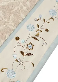 Serene Embroidered Cotton Jacquard 6 Piece Towel Set