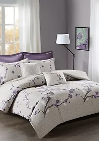 Holly 7 Piece Cotton Duvet Cover Set
