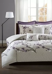 Holly 7 Piece Cotton Duvet Cover Set