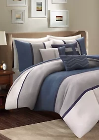Palisades 6 Piece Faux Suede Duvet Set
