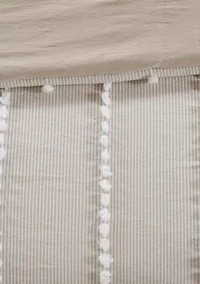 Anslee 3 Piece Cotton Yarn Dyed Comforter Set