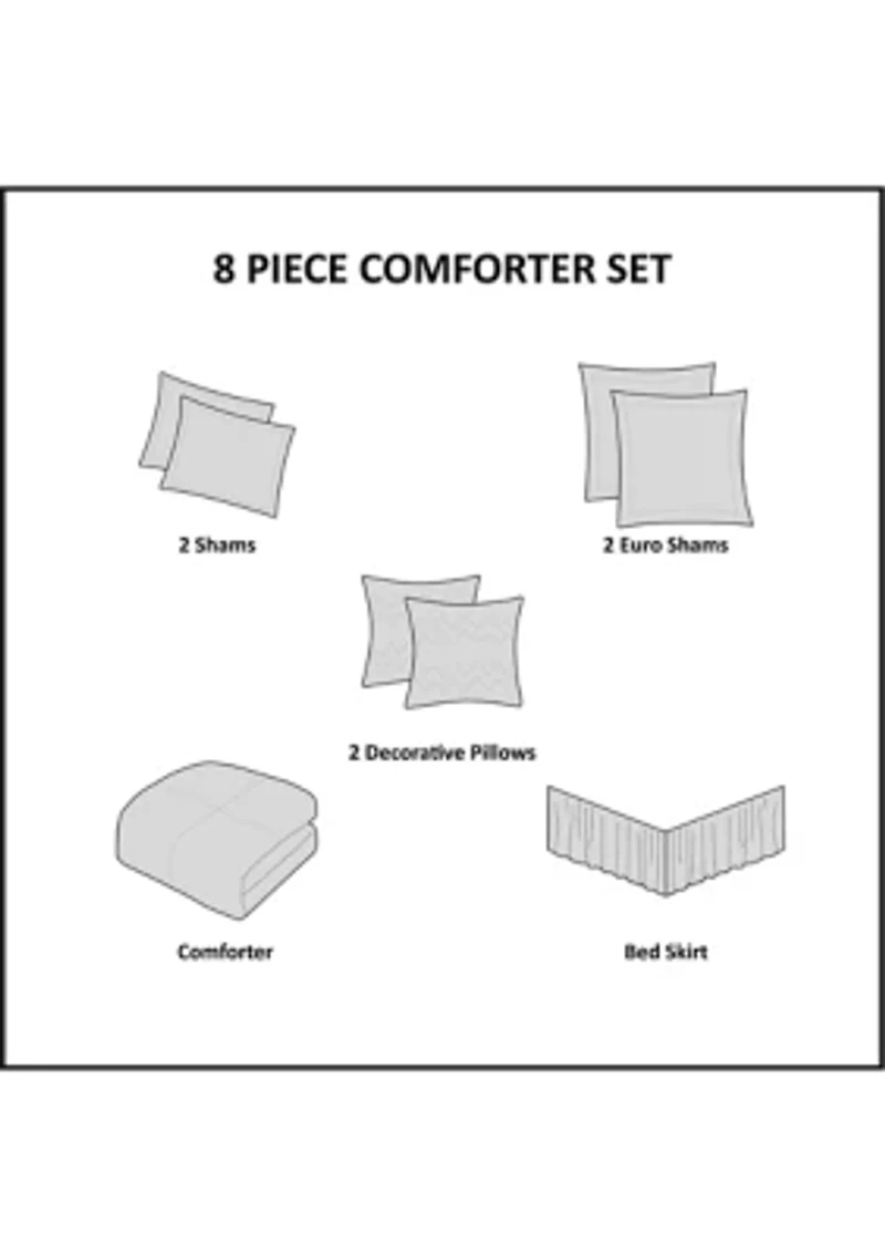 Shawnee 8 Piece Comforter Set