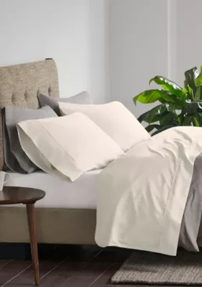 600 Thread Count Cooling Cotton Blend 4 PC Sheet Set
