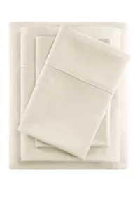 600 Thread Count Cooling Cotton Blend 4 PC Sheet Set