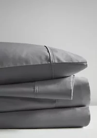 200 Thread Count Relaxed Cotton Percale Sheet Set