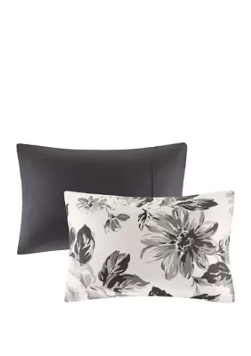 Dorsey Floral Print Comforter Set