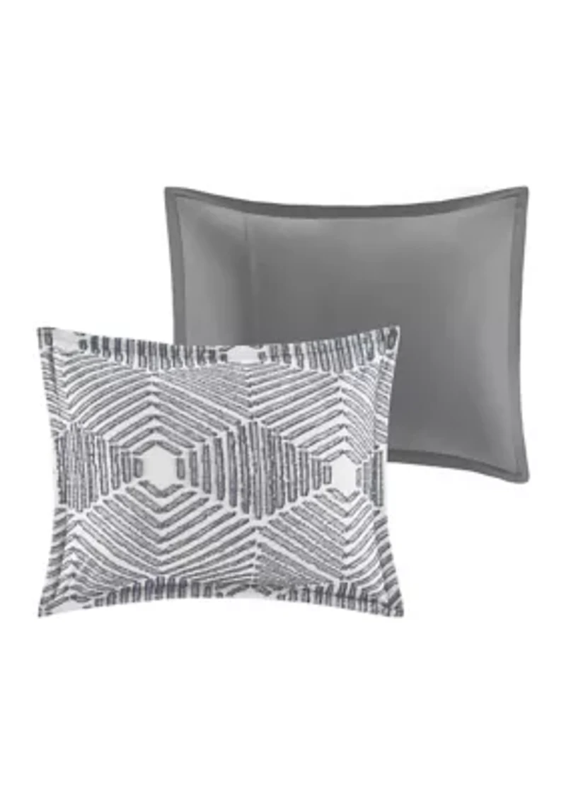 Ellipse Cotton Jacquard Comforter Set