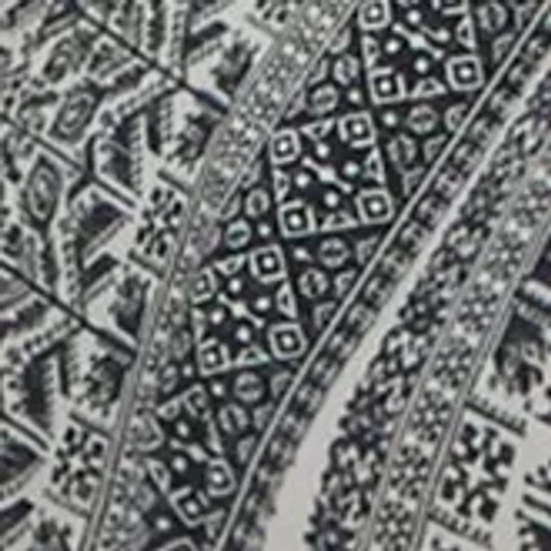 Mila Cotton Printed Comforter Set with Chenille