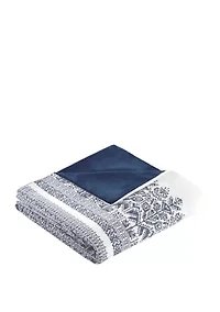 Mila 3 Piece Cotton Duvet Cover Set with Chenille Tufting