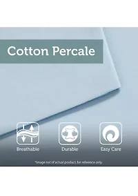 Mila 3 Piece Cotton Duvet Cover Set with Chenille Tufting