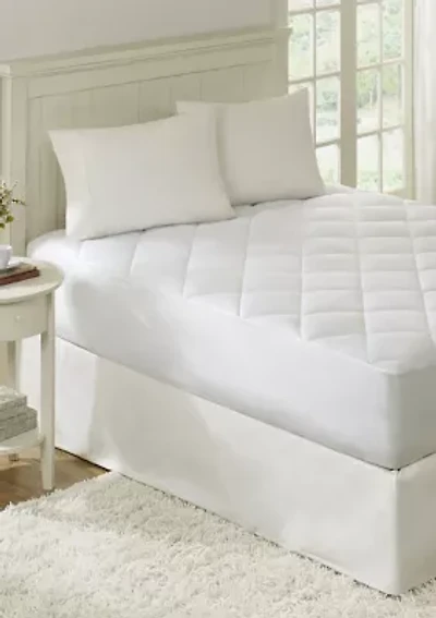 Quiet Nights Cotton Waterproof Deep-Pocket Mattress Pad