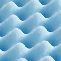 1.5" Gel Memory Foam All Season Reversible Cooling Mattress Topper