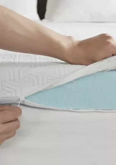 3 in Gel Memory Foam with 3M Cover Mattress Topper with 3M Moisture Management
