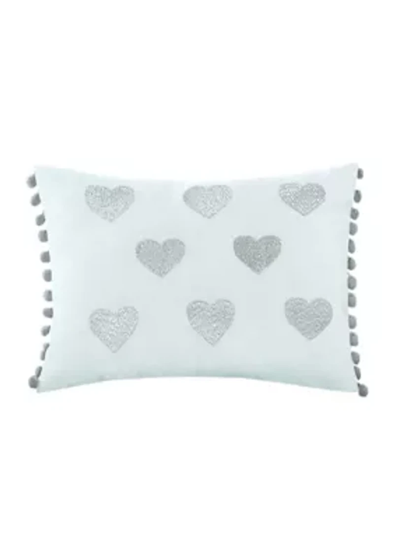 Rosalie Metallic Printed Plush Comforter Set