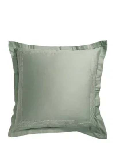 26 in x 26 in Gardenia Euro Sham