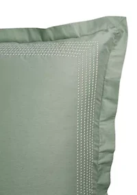 26 in x 26 in Gardenia Euro Sham