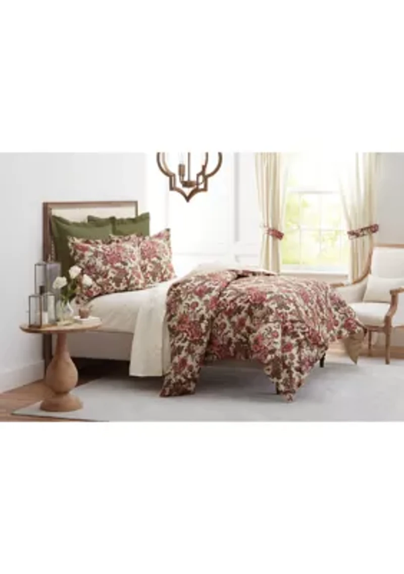 Rosarian 3 Piece Comforter Set
