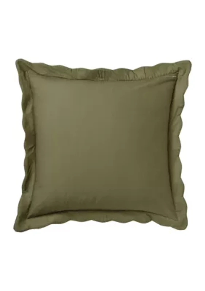 Floral Print Euro Sham