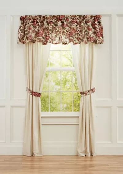 Rosarian Drapery Pair with Tie Backs