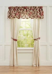 Rosarian Drapery Pair with Tie Backs