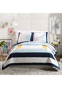 Diamond Patchwork Quilt Set by Ampersand Design Studio