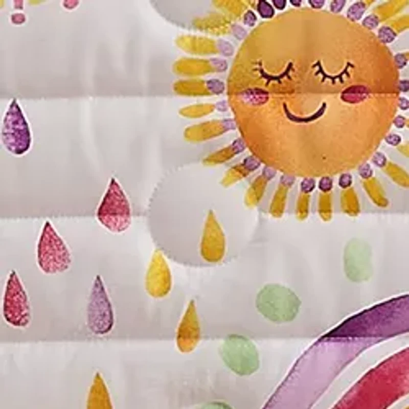 Rainbows and Sun Quilt Set
