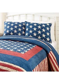 Americana Patch Quilt Set