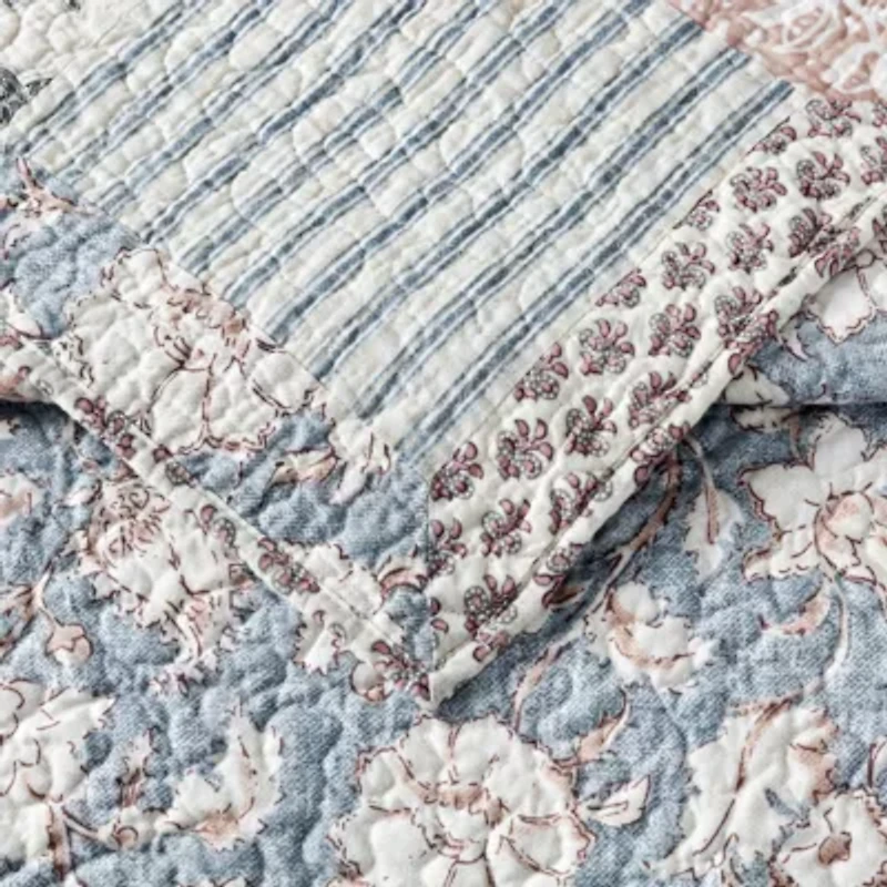 Provencal Rose 3-Piece Quilt Set