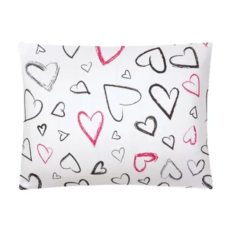 Roxy Hearts Reversible Comforter Set