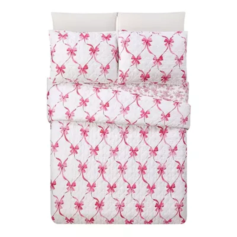 Abigail Bow Reversible Quilt Set