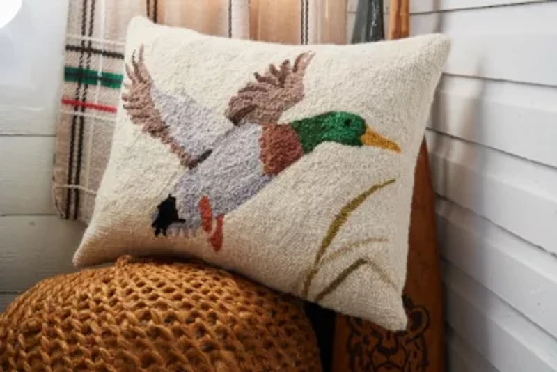 Camp Wandawega Mallard Hook Pillow
