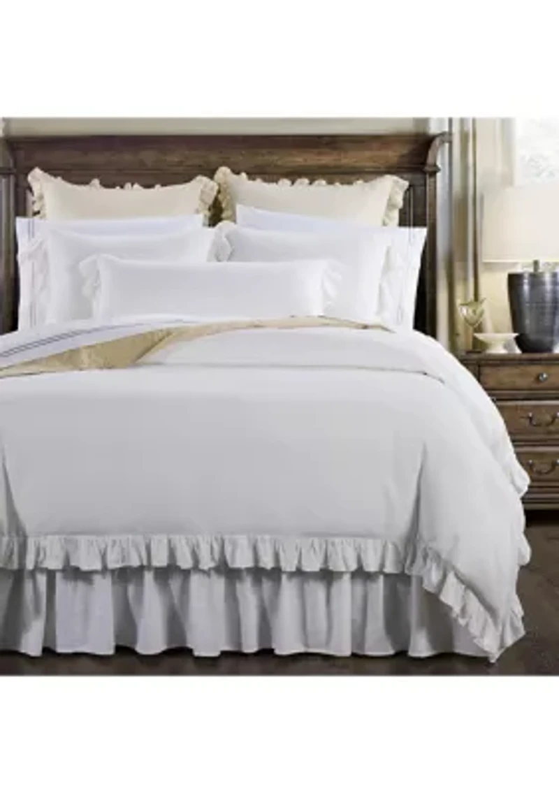 Lily Washed Linen Comforter Set, 3 Piece