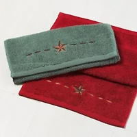 Embroidered Star Towel Set