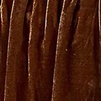 HiEnd Accents Stella Faux Silk Velvet Ruffle Skirt Bedspread Set with Pillow Shams, 3PC